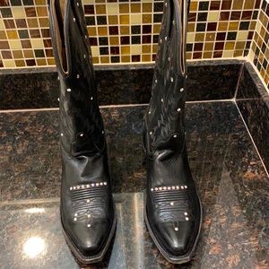 Old west woman classic black boot
